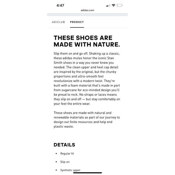 Women's Adidas Adifom Stan Smith Mule Shoes Clogs Green Sz 7 - Picture 10 of 10